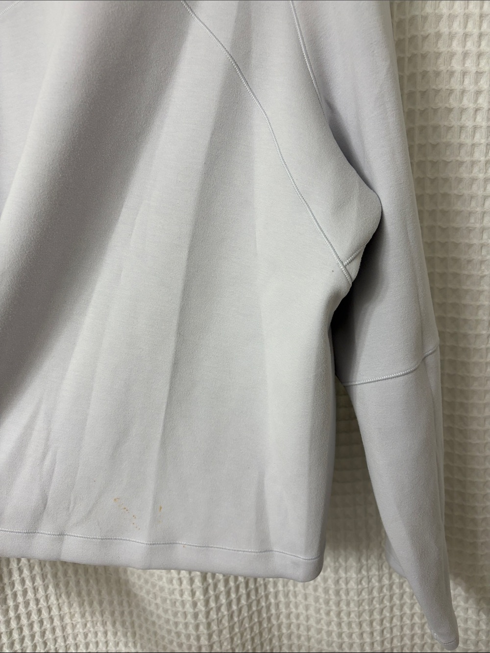 Lululemon AirWrap Modal Crew Long Sleeve Top, Alpine White, Size 16 - Picture 12 of 13